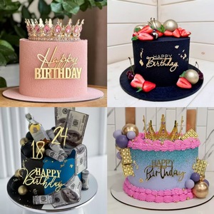 Decorazione per <span class=keywords><strong>Torta</strong></span> di <span class=keywords><strong>Compleanno</strong></span> Personalizzata in Acrilico Fatta a Mano ECCOBELLA - Product Image 2