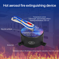 Système d'extinction automatique d'incendie par aérosol portable pour véhicules pour les incendies de classe D