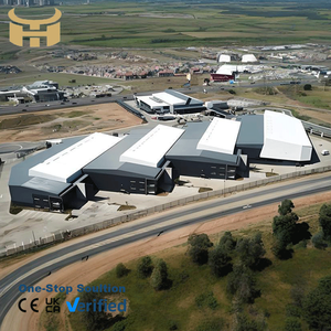 Structure <span class=keywords><strong>de</strong></span> bâtiment préfabriquée en acier à ossature portique à assemblage rapide pour hangar industriel - Product Image 2