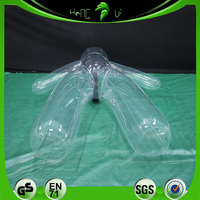 Costume gonflable transparent Hongyi, simple couche en PVC, pour cosplay