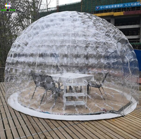 AIRFUN Transparent Bubble Glamping Dome Location Coulissant Dôme Tente Maison Igloo Bubble Tent Maison pour le camping