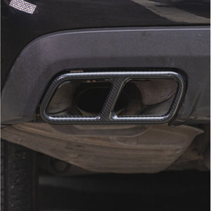 Sistema de escape para Mercedes-Benz Clase S S320 S350 S400 Clase R, plateado, juego de 2 piezas, metal - Product Image 3