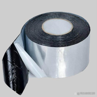 Ruban d'étanchéité butyle noir à haute viscosité pour réparer les toits en acier et en ciment et les interstices de collage