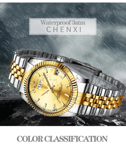 Offre Spéciale Couple japon amant montres hommes Quartz classique montre étanche or unisexe bracelet en acier inoxydable montres décontractées - Product Image 5