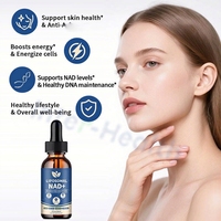 VitaSpring Gouttes Liquides Liposomales NAD+ Plus – Supplément de Nicotinamide Riboside Liposomal NR et NAD en Gouttes Liquides