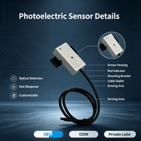 Sensor de Nivel de Agua Capacitivo, Sensor de Nivel de Líquido de 24 V CC con Salida NPN Sin Contacto para Tuberías de 12 mm o Más, Tanques y Superficies Planas