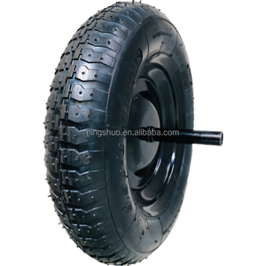 ล้อยาง13นิ้ว350-8 400-8 400-10ล้อยางล้อรถเข็นเติมลม - Product Image 1