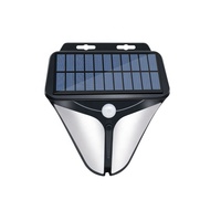 Lampe solaire avec détection infrarouge, alarme sonore clignotante rouge et bleue, conçue pour réagir aux mouvements du corps humain, technologie DCPIR