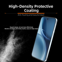 Protection d'écran en verre anti-empreintes digitales et anti-reflets 9H à couverture complète pour vivo X300 Pro, film de confidentialité