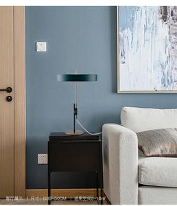 पोस्ट आधुनिक रचनात्मक सरल लोहे की मेज प्रकाश डार्क ब्लू नॉर्डिक डिजाइन कार्यालय कमरे में रहने वाले दीपक बेडसाइड पढ़ने का नेतृत्व किया - Product Image 5