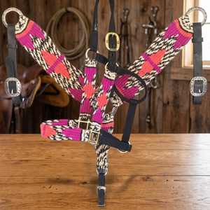 Silla de montar inglesa ecuestre, cabezada y pechera de cuero genuino, ligera, personalizada con cuentas, para equitación de temporada. - Product Image 2