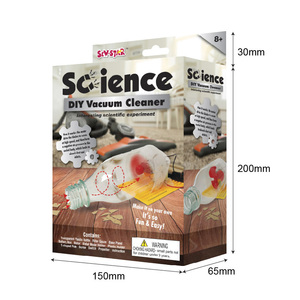 Scatola di colore personalizzato logo accecpted bambini Fai Da Te creativo per bambini <span class=keywords><strong>giocattoli</strong></span> <span class=keywords><strong>Aspirapolvere</strong></span> educativi facile operare meccanico Scienza giocattolo - Product Image 2