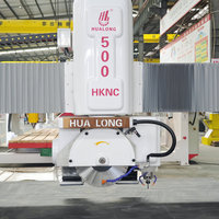 Mesin Gergaji Batu CNC 5 Axis Profesional untuk Meja Dapur Bentuk L dengan Fungsi Pemotongan Wastafel Otomatis