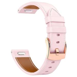 Bracelet de montre pour <span class=keywords><strong>femme</strong></span> en cuir synthétique à libération rapide, 18 mm, design sport boucle, pour montres connectées <span class=keywords><strong>Garmin</strong></span> - Product Image 2