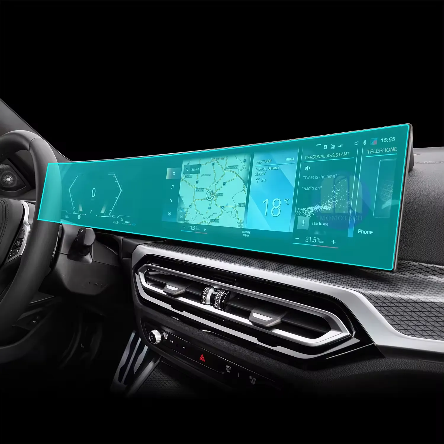 2023 protecteur d'écran matériel PET anti-rayures de navigation d'affichage de voiture pour Mercedes Benz A B