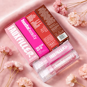 MLM Hot Seller Vegan Faux Liquid <b>Lip</b> Gloss <b>Lip</b> Glaze Moisturizing Waterproof Long-lasting Quick Film-Forming Mineral Regular - Product Image 3