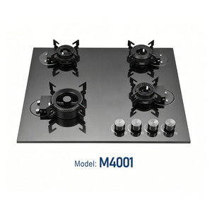 <span class=keywords><strong>Table</strong></span> <span class=keywords><strong>de</strong></span> <span class=keywords><strong>cuisson</strong></span> à <span class=keywords><strong>gaz</strong></span> encastrable 4 brûleurs, design pliable avec fonctionnalités personnalisables - Product Image 3