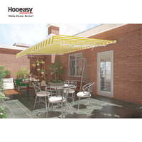Auvent rétractable semi-cassette pour jardin, patio, balcon, ombrage extérieur