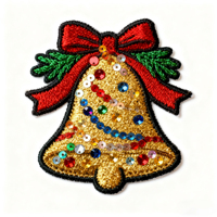 Patchs thermocollants personnalisés en sequins 3D brodés sur mesure avec logo, motif pingouin et forme florale pour chapeaux et accessoires vestimentaires DIY