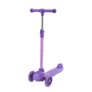 Trottinette pour enfants avec lumières, hauteur réglable, pour les enfants de 3 ans et plus, couleur bleue - Product Image 5