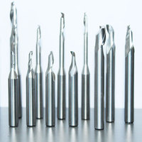 8mm une cannelure HSS fraise en bout fraise pour alliage d'aluminium porte fenêtre CNC peu fraisage outils de coupe