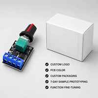 Contrôleur de vitesse de moteur CC PWM CA-110A 5V 12V 10A, gradateur LED sans paliers, régulateur de puissance, module de pilote de moteur