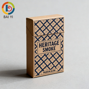 Hot bán tùy chỉnh có thể tái chế thuốc lá rỗng bao bì hộp cá nhân với Matt cán và dập nổi in xử lý - Product Image 4