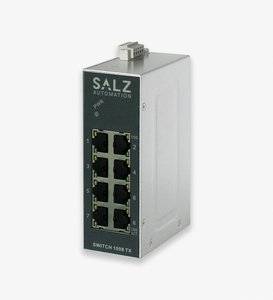 SALZ Automation Switch Ethernet Industrial No Administrado de 8 Puertos, Montaje en Riel DIN - SWITCH 1008TX - Product Image 1