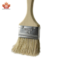 Ensemble de pinceaux de peinture industriels/DIY A350 de 1 à 5 pouces avec manche en bois, poils naturels pour peinture murale, support OEM personnalisable
