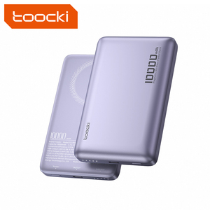 Toocki 10000mAh Magnetic Wireless Power Bank Portable Batter Pack with Fast Charging for I Phone