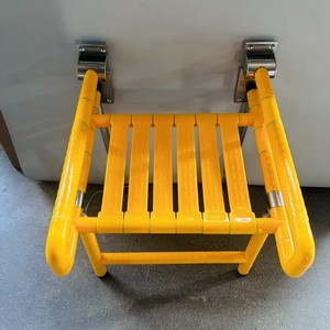 Zhuomao Shower <b>Stool</b> Stainless Steel Anti-Slip <b>Folding</b> Chair For Elderly Bathroom Use - Product Image 2