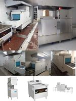 Lave-vaisselle commercial entièrement automatique certifié, type hotte professionnelle pour utilisation en restauration, avec service OEM CE ETL disponible