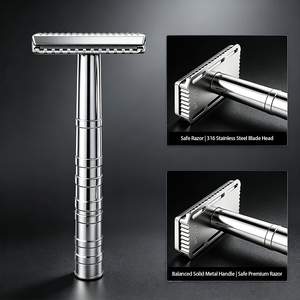 Afeitadora SPOLO 316L de Acero Inoxidable con Soporte para Piel Sensible, <span class=keywords><strong>OneBlade</strong></span> Profesional para Afeitar la Cara y el Cuerpo para Hombres - Product Image 3