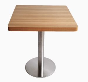 Mesa de Negociación Pequeña de Cuero Estilo Art Déco con Superficie de Roca para Baño, Cafetería, Bar de Té, Restaurante Occidental - Venta al por Mayor en EE. UU. - Product Image 2