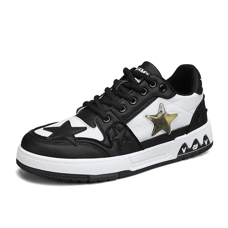 Drop shipping Sneakers Logo kustom pria tinggi bernapas kualitas tinggi sepatu lari pria