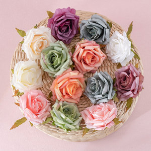 ดอกกุหลาบประดิษฐ์ CallaFloral ทำจากโพลีเอสเตอร์ สำหรับตกแต่งบ้าน ตกแต่งงานแต่งงาน ชุด 12 ชิ้น - Product Image 1