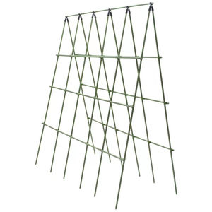 Soporte de jardín de metal verde <span class=keywords><strong>redondo</strong></span> moderno con tubo de acero revestido, planta de flor duradera, vid, rosa, pepino, pérgola trepadora, <span class=keywords><strong>Poste</strong></span> de soporte - Product Image 3