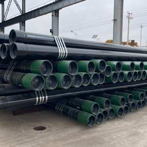 Tubo <span class=keywords><strong>in</strong></span> carbonio senza saldatura API 5L 5CT di grande diametro con estremità filettate per progetti petroliferi - Product Image 4
