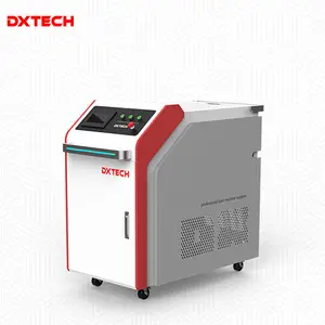 DXTECH mesin pembersih laser genggam, mesin pembersih laser genggam 1000w 1500w 2000w untuk logam karat