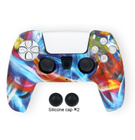 Data Frog pour PS5, coque de protection en silicone antidérapante, accessoires pour manette de jeu Playstation 5, protection de la manette