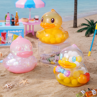 Mini canard en caoutchouc PVC, couleur personnalisée, pour filles de 14 ans, certifié EN71, figurine d'action en boîte mystère