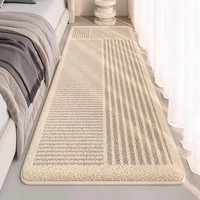Tapis d'intérieur moderne en velours abstrait élégant, à poils longs, imprimé, doux et moelleux pour la maison, la chambre et le salon