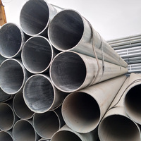 Tuyau en acier galvanisé de 1,5 pouce, prix au mètre, tuyau rond en acier galvanisé, tuyau en acier galvanisé, tube galvanisé