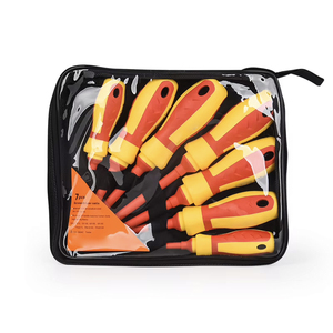 Insulated <b>Screwdriver</b> Set With Voltage Tester Flat Head Multifunctional For Electrical Repair - Product Image 2