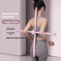 Bâton de yoga ABS correcteur de posture : l'outil indispensable pour l'ouverture des épaules et du dos et l'entraînement en position debout