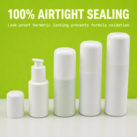 Flacon pompe cosmétique en plastique PET de 150 ml, étiquette privée personnalisée, flacon de lotion pour le corps, flacon de toner pour le visage, emballage de nettoyant avec bouchon