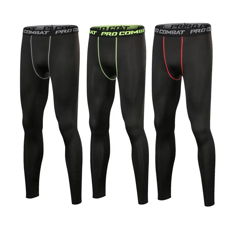 Mens Compression Sports Fitness Workout Yoga Pants Compression Base Layers Tights Leggings