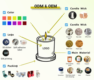 Lilin Aromaterapi Kedelai Ramah Lingkungan Tanpa Asap FRHY dalam Kaleng Logam, Aroma Tahan Lama untuk Rumah, Yoga, Meditasi - Product Image 4