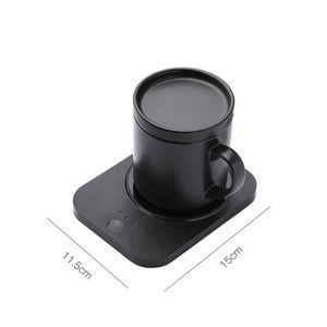Mug à café intelligent en céramique réutilisable avec contrôle de température, auto-chauffant, isolation thermique 12-24 heures, chargeur sans fil portable pour - Product Image 2