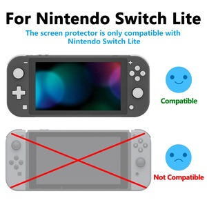 Clear Anti-Finger Print Anti Shock 9d Hardness <b>Screen</b> Guard Tempered Glass <b>Screen</b> <b>Protectors</b> <b>for</b> <b>Nintendo</b> <b>Switch</b> Lite Console - Product Image 2
